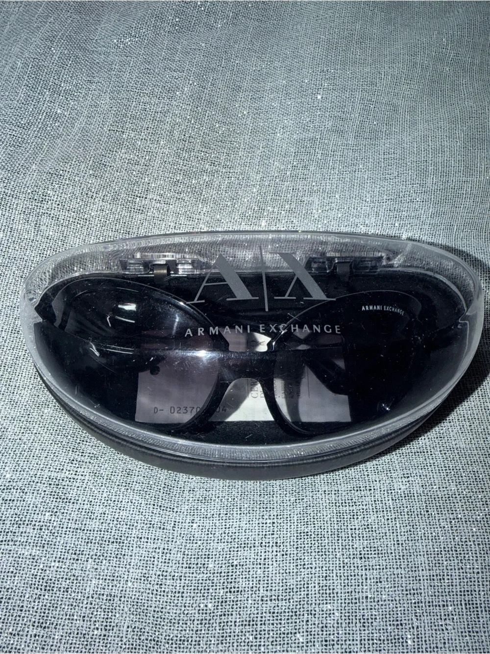 Authentic Vintage Armani Exchange Women's Sunglasses with Clear Graphic Case